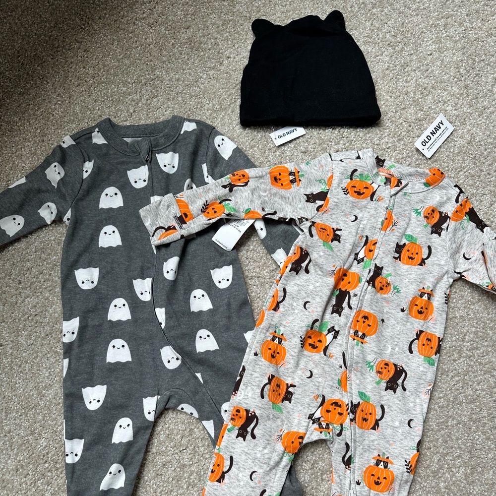 Old Navy Halloween Baby Footie Pajamas